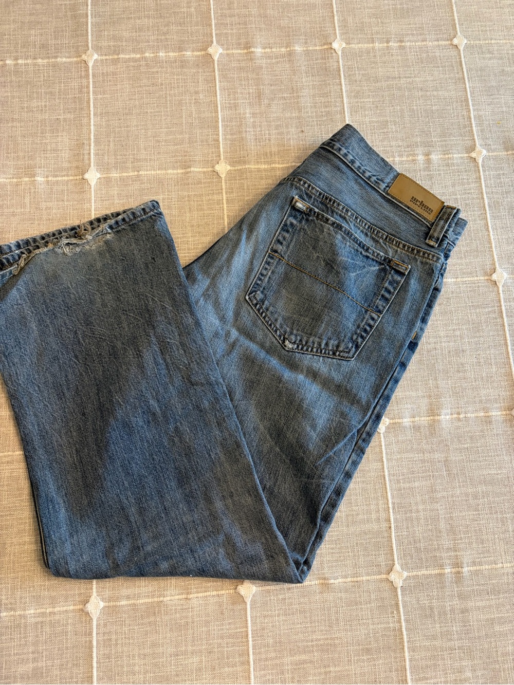 Urban Pipeline Men's Blue Relaxed Straight Boot cut Jeans